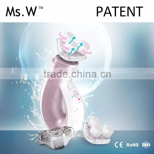 Ms.W 2017 Trending Products Sonic Deep Cleaning Facial Cleansing Brush Electric Face Wash Brush photo-3