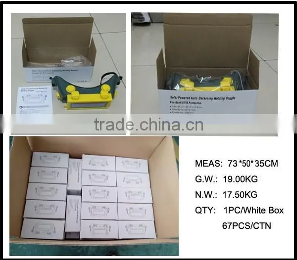 HX-TN108T Safety Welding Goggle, Auto Welding Goggle, Green Color Welding Goggle photo-2