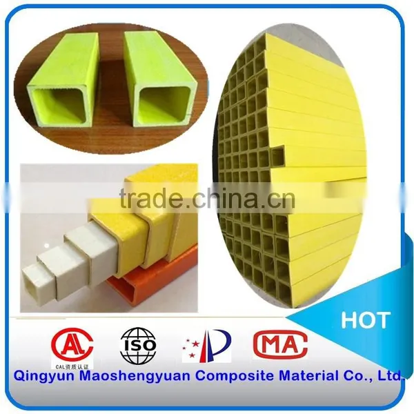 Fiberglass Pultrusion Square Hollow Tube