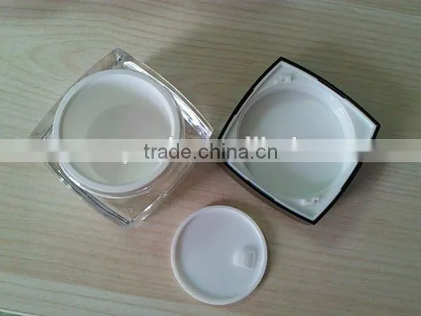 Cosmetic Glass-like Jar, Makeup Cream Jar photo-4