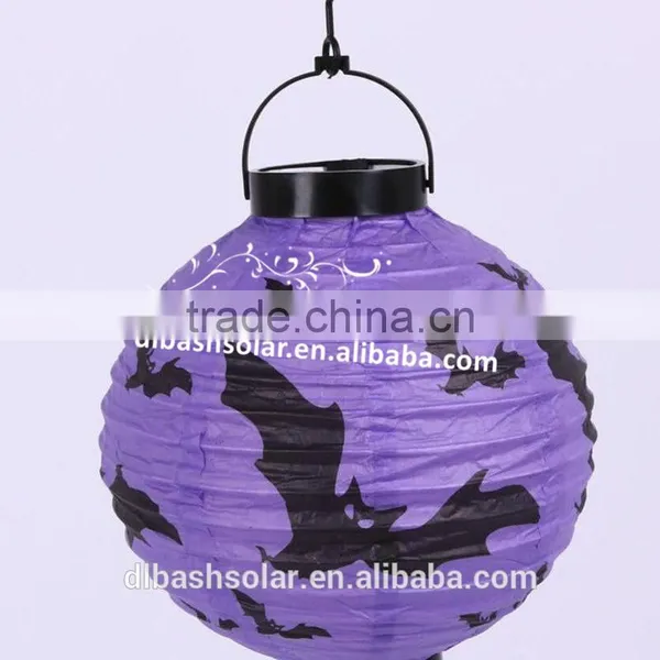 Electric Hanging Pumpkin Lanterns Halloween Paper Lanterns photo-5