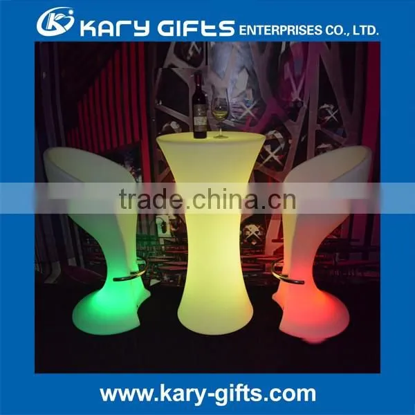 LED Glow Bar Coffee Round/cube Lighting Table With Magic Cleaner photo-2