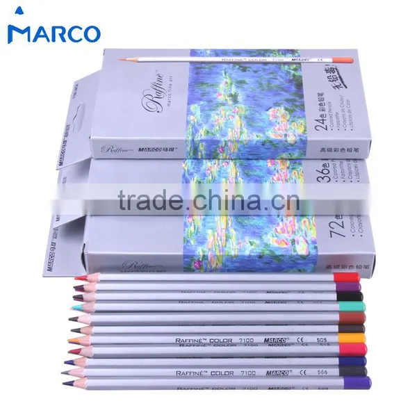 Factory Wholesale 72 Color Marco Fine Harmless Oil Pastel Colored Pencil Set photo-6