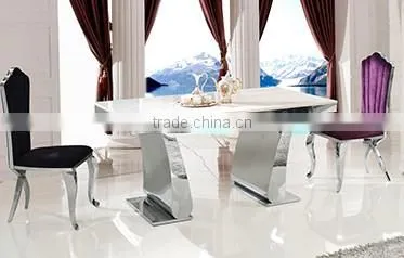 TH362 Marble Top Modern Design Dining Table photo-2