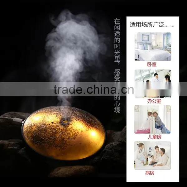 2017 Latest Cool Mist Moon Air Humidifier, USB Rechargeable Decorative Night Light Moon Mist Humidifer photo-3