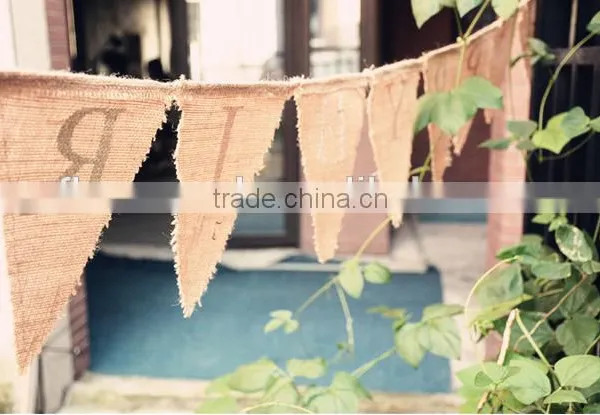 Happy Birthday Decorative Jute Flag Banner photo-5