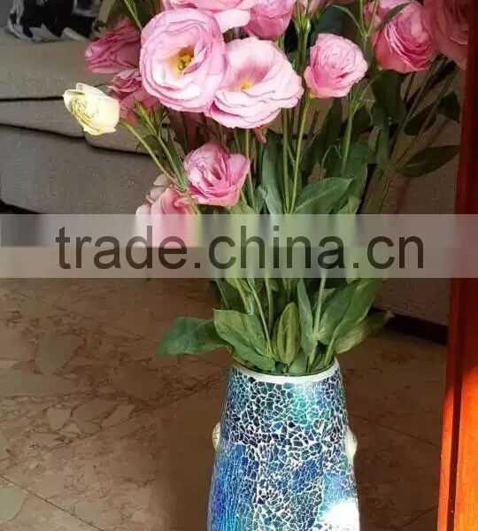 Floor Standing Glass Mosaic Flower Vases photo-4