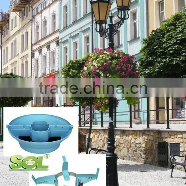 Vertical Garden Tray Lamp Planter Plastic Flower Plant Pot photo-2