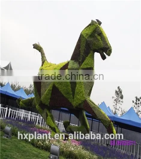Small Sculpture Aritificial Green Sculpture Plastic Fake Plant Artificial Sculpture Artificial Plastic Statue photo-3