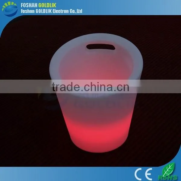 Fashion Design Nightclub Party Essential Plastic LED Ice Bucket Wholesale photo-2