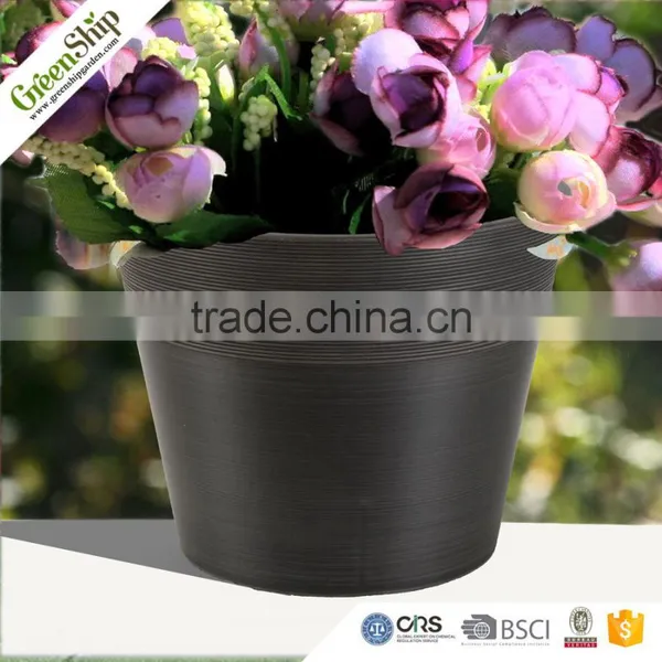 Decorative Plastic Flower Pot Recycleddurable Unbreakable Manufacturer photo-4