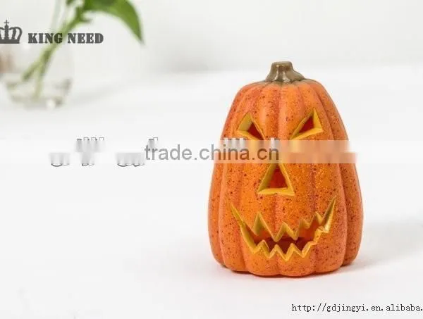 Artificial LED Plastic Pumpkin Lighting for Halloween Decorations photo-3