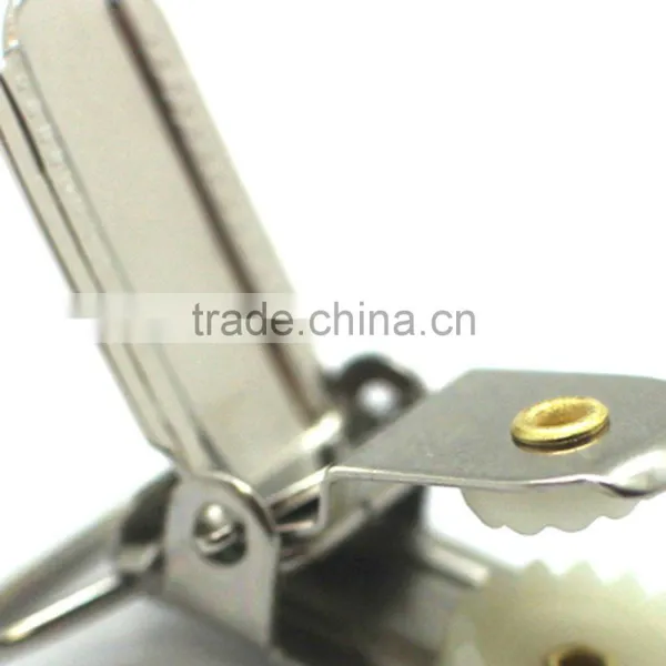 3/4" Stamping Steel Suspender Clip Without Plastic Teeth Inside for Garment, High Quality & Cheap Clip Without Plastic Teeth photo-3