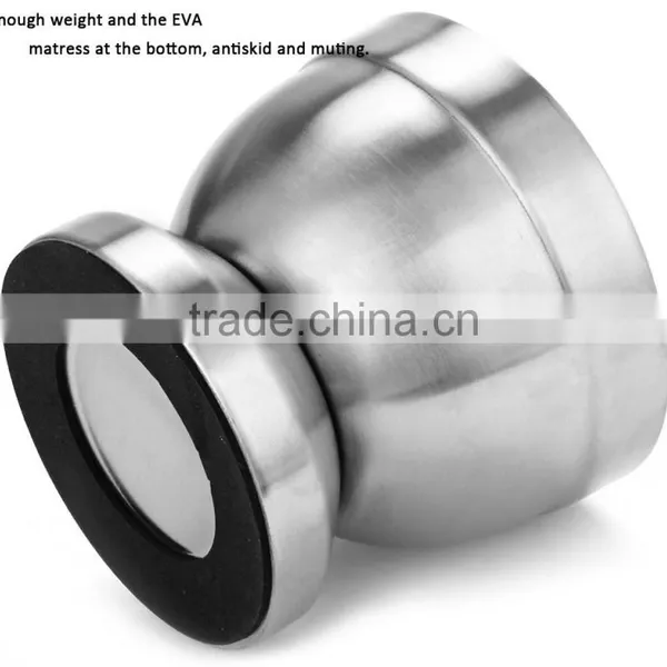 2 in 1 Manual Garlic Press Kitchen Tool Stainless Steel Spice Grinder / Mortar and Pestle Set photo-4