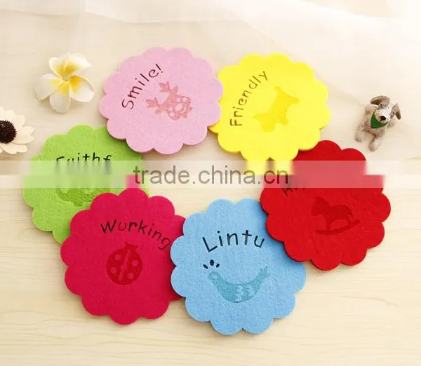 Promotion Gifts Felt Non Woven Coaster photo-3