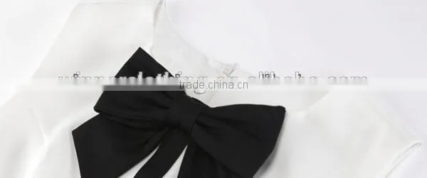 New Fashion Women's Clothing Best Price High Quantity With a Bowknot Embellish Tops photo-4