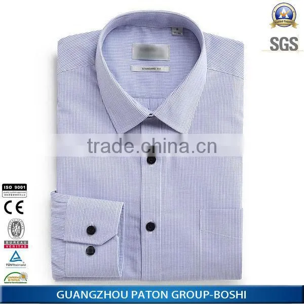 100% Cotton Fashion Men Shirts ,guangzhou Factory Price photo-2