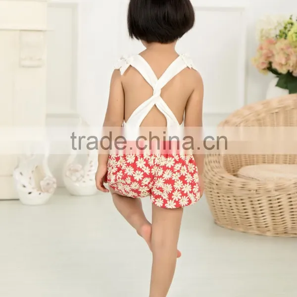 New Design Wholesale Fashion Newborn Baby Girls Floral Romper Infant Bodysuits Adorable Lace Kids photo-3