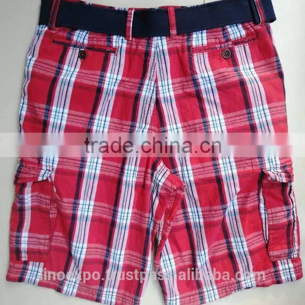 MENS CARGO SHORTS WITH BELT (Garment Stock Lots / Apparel Stock / Stocklots / Garment Apparel From Sri Lanka / Bangladesh) photo-2
