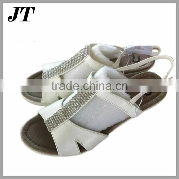 New Stock Lot Womens Shoes Low Price Ladies High Heel Wedges Sandals