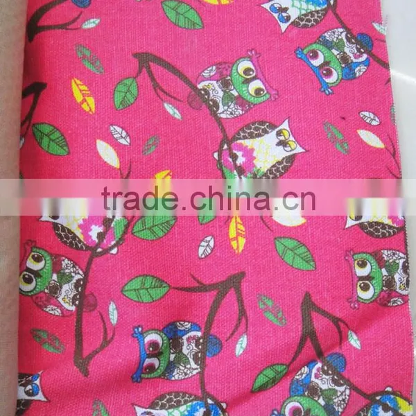 Fashion High Quality Lady Hot Shoes Rose Stripe Owl Cotton Canvas Wallet photo-5