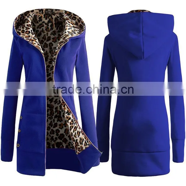 Wholesale Design Casual and Fashion Ladies Long Hoodie Coat Winter Dress photo-2
