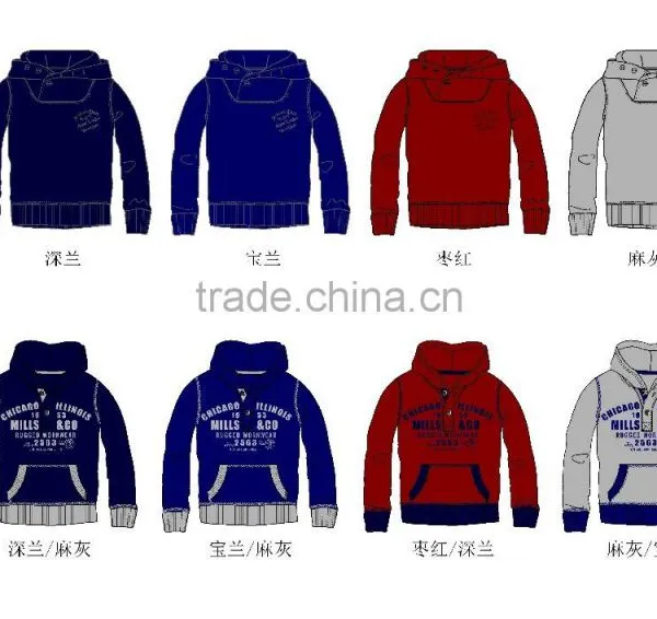 Children Custom Fleece Kid Top Winter Stock Boy Hoodies Clothes China Factory photo-2