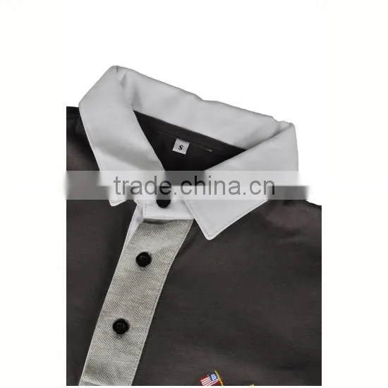 OEM Student School Uniform Manufactuers Long Sleeve Polo Shirt For Autumn Wearing photo-5