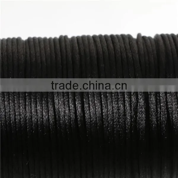 High Quality String Materials Black 2mm Terylene Jewelry Thread Cord photo-3
