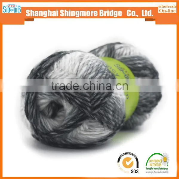 China Suppliers Supply High Quality Air Yarn, 1/2.2Nm Acrylic Polyester Blend Yarn With Cheap Price, Hand Knitting Yarn for Hat photo-2