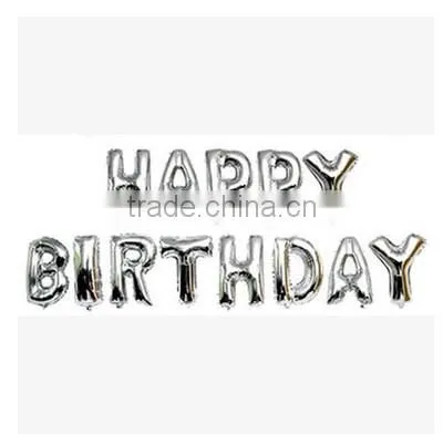 16 Inch Foil Balloon Happy Birthday Letter Balloon For Sale photo-6