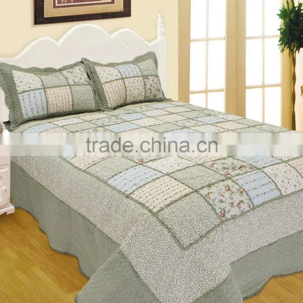 100%polyester Quilted Salon Bed Cover photo-5