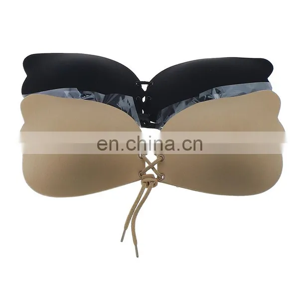 2017 Fly Bra Drawstring Invisible Bra Very Sexy Push Up Strapless Adhesive Bandage Bra photo-2