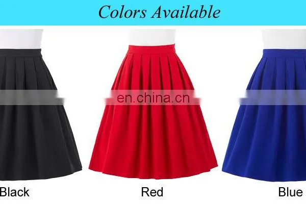 Belle Poque Red Vintage Skirts Pinup 50S 60S Skirts Summer BP000154-2 photo-5