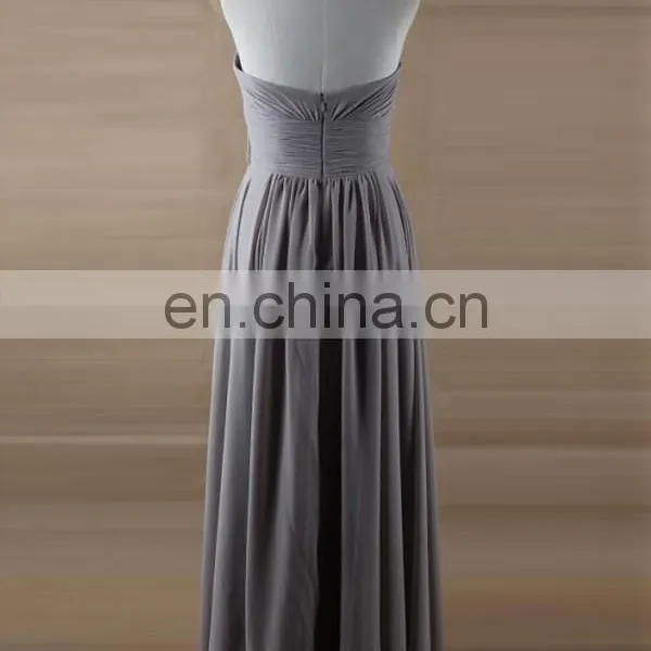 Vintage Halter Grey Mother of the Bride Dresses for Formal Occasion photo-3