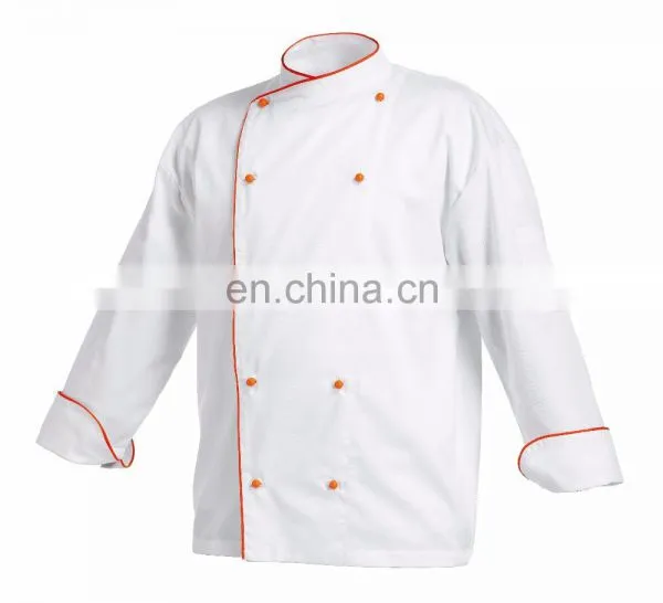 High Quality Custom Logo Printed Chef Coat photo-2