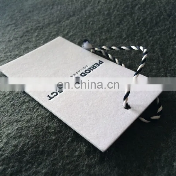 Creative Crownwin Recycled Jeans Paper Hang Tag With Logo Hang Tags photo-3
