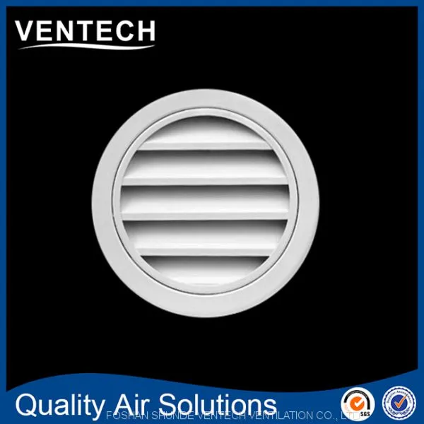 Building Internal Fixed Aluminium Louvre Air Ventilation Grille External Weather Ventilation Louver photo-3