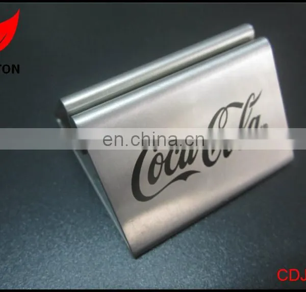 Factory Custom Stainless Steel Table Menu Holder photo-5