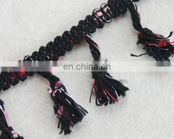 Top Fashion Multico Design Pompom Fringe Tassel Trim for Winter Season Garments photo-4