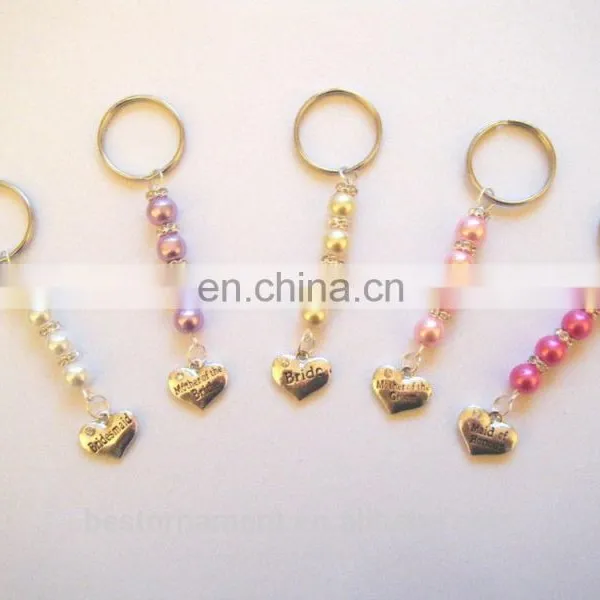 FEMALE WEDDING FAVOR KEY RING GIFT
