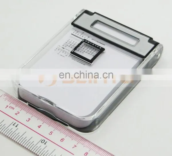 Transparent Acrylic Sticky Notes Box Creative Gifts Scratchpads With Phone Stand photo-5
