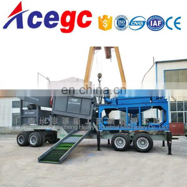 Large Capacity Gold Mining Washing Machine Gold Trommel Scrubber photo-2