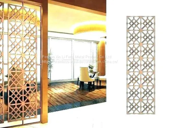 Living Room Partition Screen Design Stainless Steel Partition photo-3
