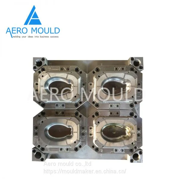 Double Color Plastic Lunch Box Container Injection Mold photo-4