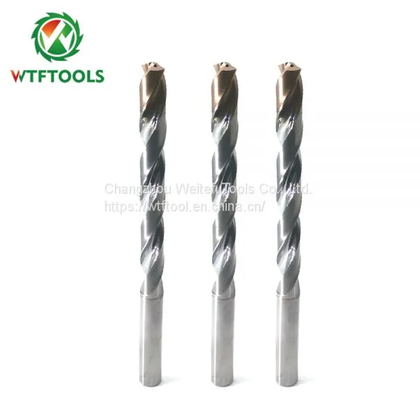 3D 10mm Tungsten Carbide Drill Bits For Steel Drilling With Inner Coolant Hole photo-3