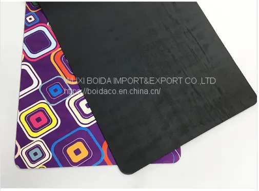 Sublimated Suede YOGA Mat Rubber Yoga Mat Deluxe Yoga Mat Wholesalers Deluxe Yoga Mat For Sale photo-2