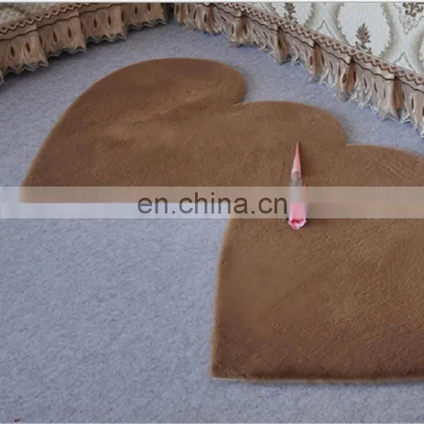 Factory Directly Faux Rabbit Fur Carpet Rug / Rabbit Fur Rug photo-4