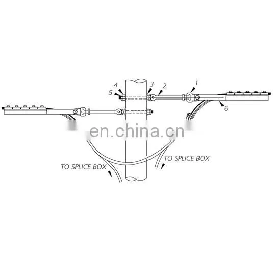 OPGW Single /Double Dead End Wood Pole/H-Frame Configuration Assemblies photo-2