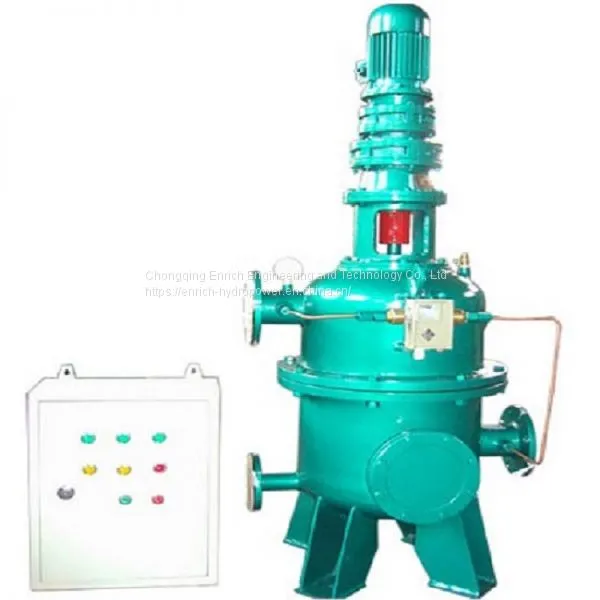 DLS ZLSH Vertical Completely Fully Automatic Filtration Drainage Sewage Cleaning Water Filter for Technical Cooling Water Supply Treatment for Hydropower Hydroelecric Power Plant HPP HEPP SHPP SHEPP photo-3